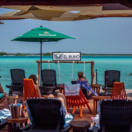 El Buho Lagoon Bacalar Exteriör bild