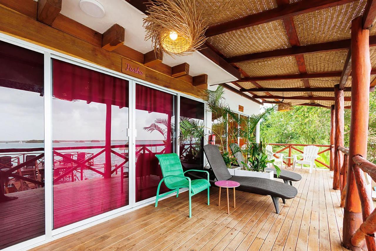 El Buho Lagoon Bacalar Exteriör bild