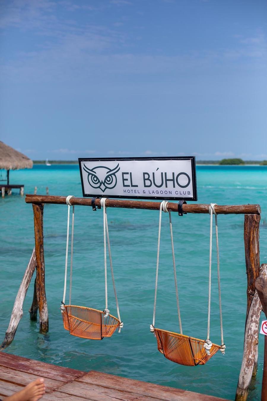 El Buho Lagoon Bacalar Exteriör bild