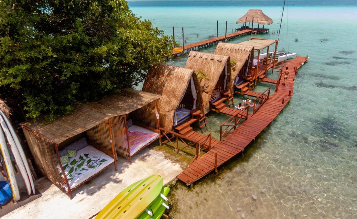 El Buho Lagoon Bacalar Exteriör bild