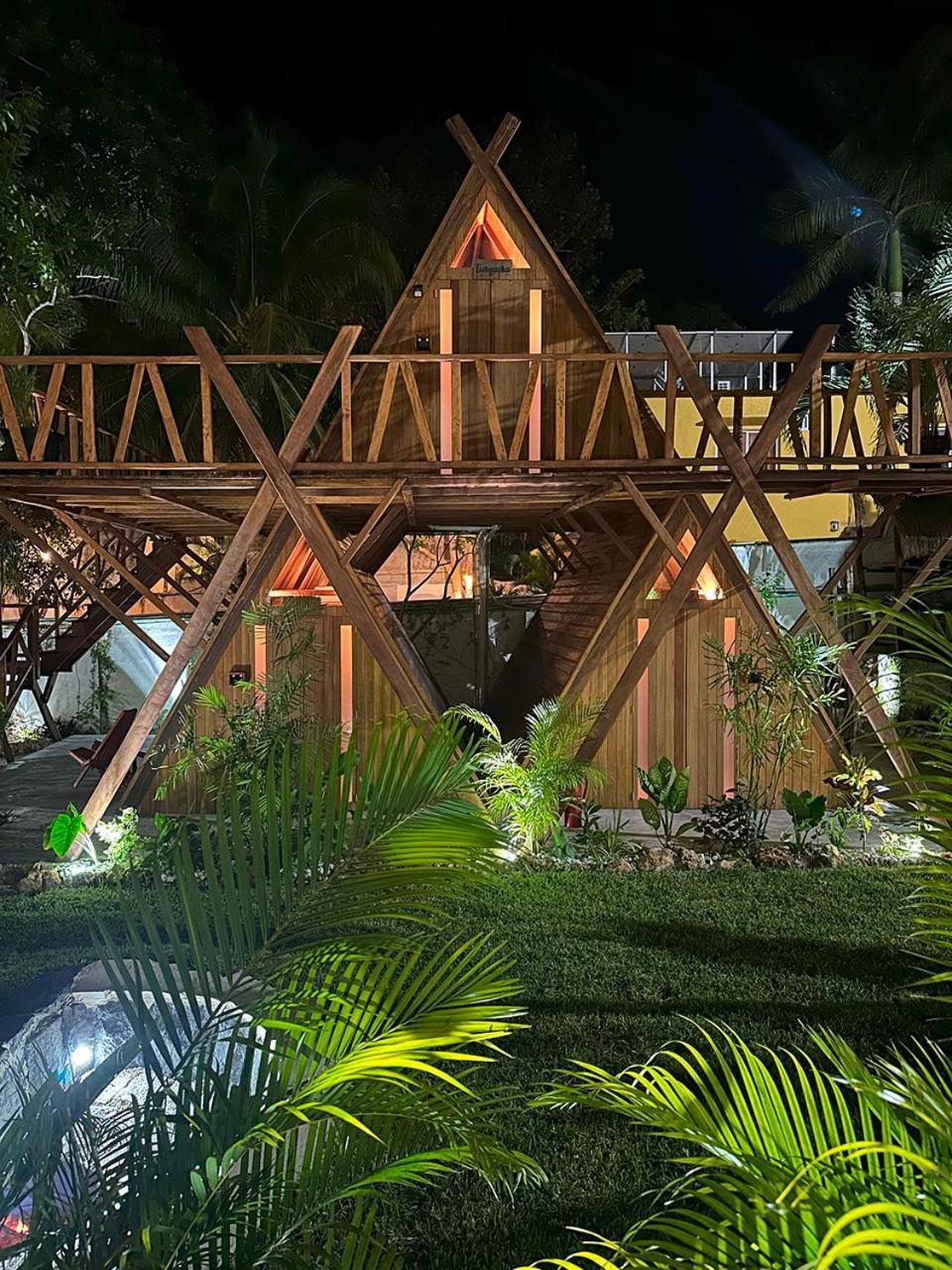 El Buho Lagoon Bacalar Exteriör bild