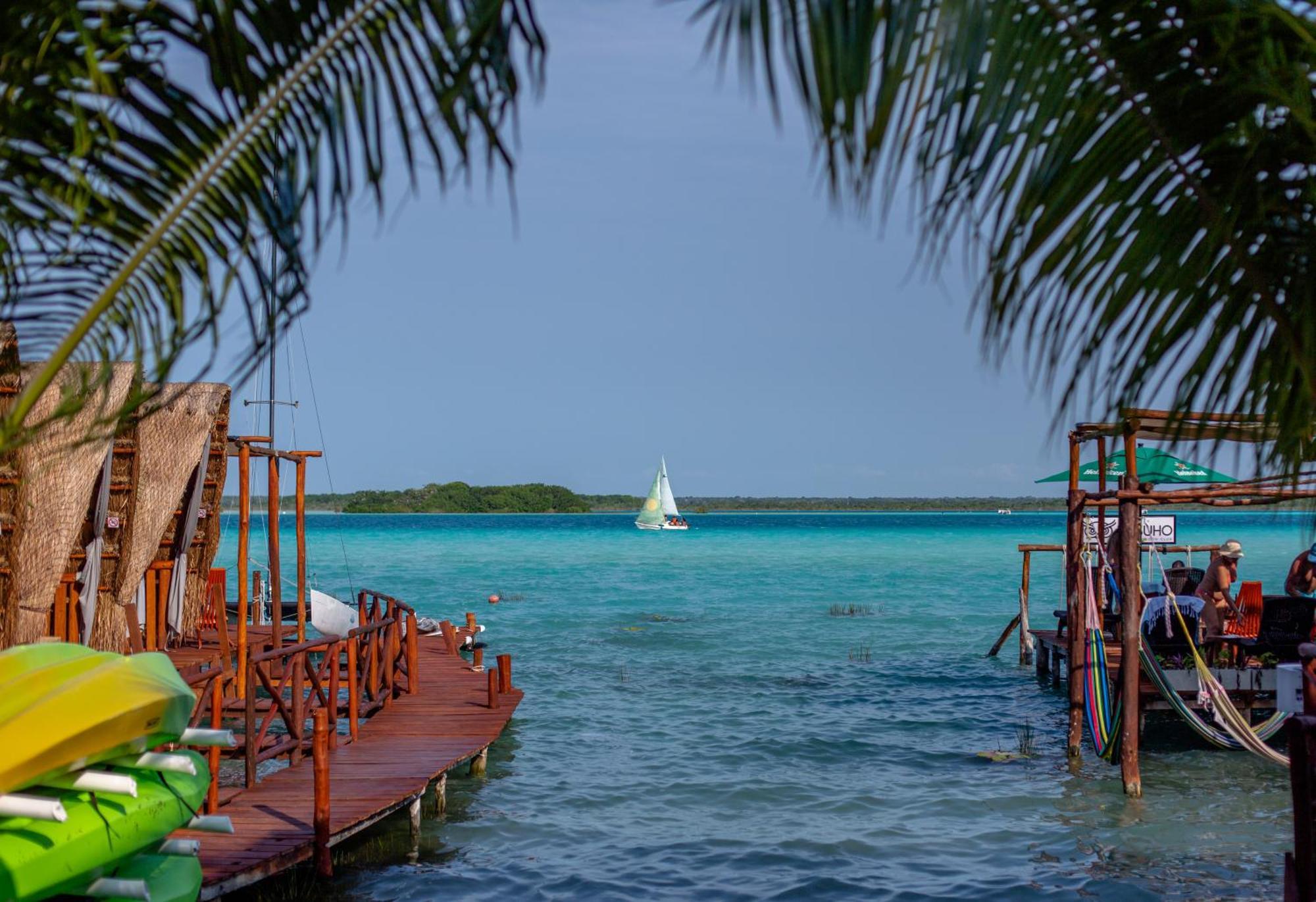 El Buho Lagoon Bacalar Exteriör bild